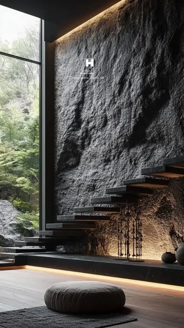 Luxusná imitácia kameňa stierka Michaelo Cavalli realizácia