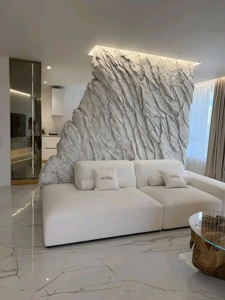 Luxusná imitácia kameňa stierka Michaelo Cavalli realizácia