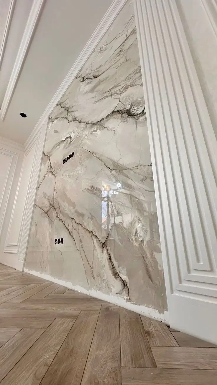 Exkluzívna mramorová stierka Michaelo Cavalli realizácia