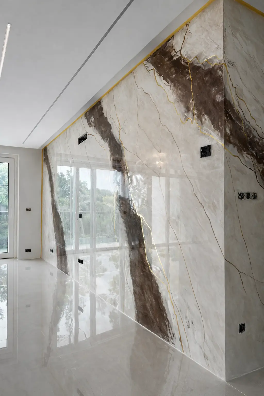 Exkluzívna mramorová stierka Michaelo Cavalli realizácia